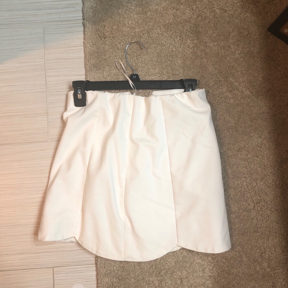 White skirt